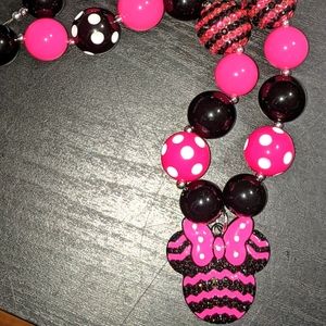 Minnie Mouse necklace